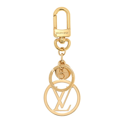 Louis Vuitton LV Circle Bag Charm Key Holder Gold 1 of 4