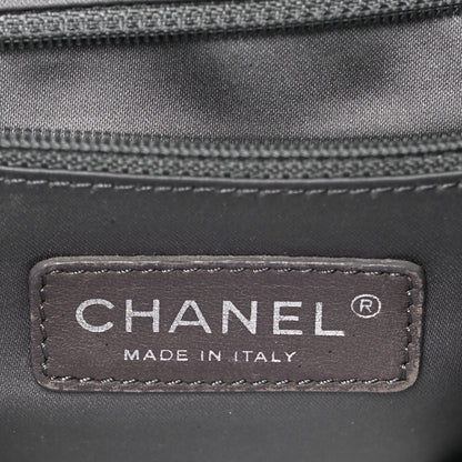 Chanel Lambskin Quilted Jumbo Coco Rain Flap Black 9 of 14
