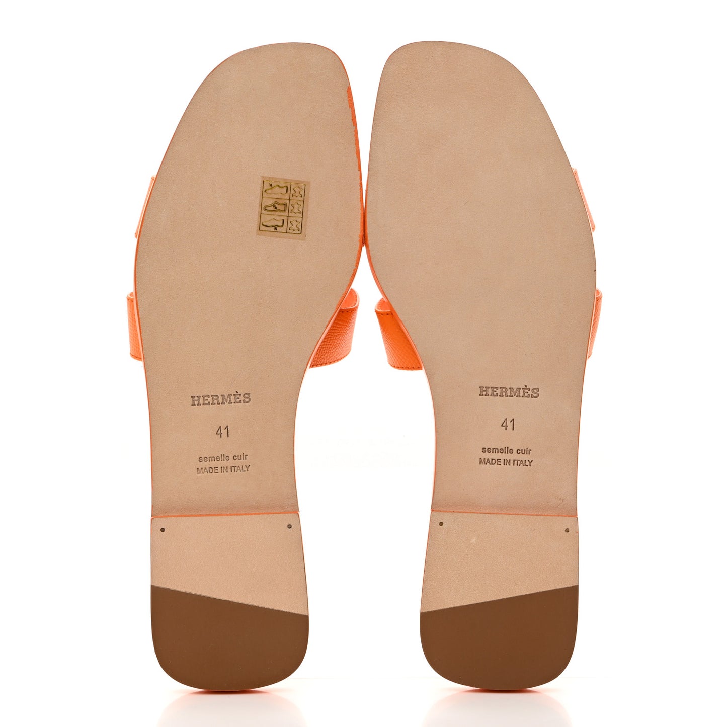 Epsom Oran Sandals 41 Orange Sunset