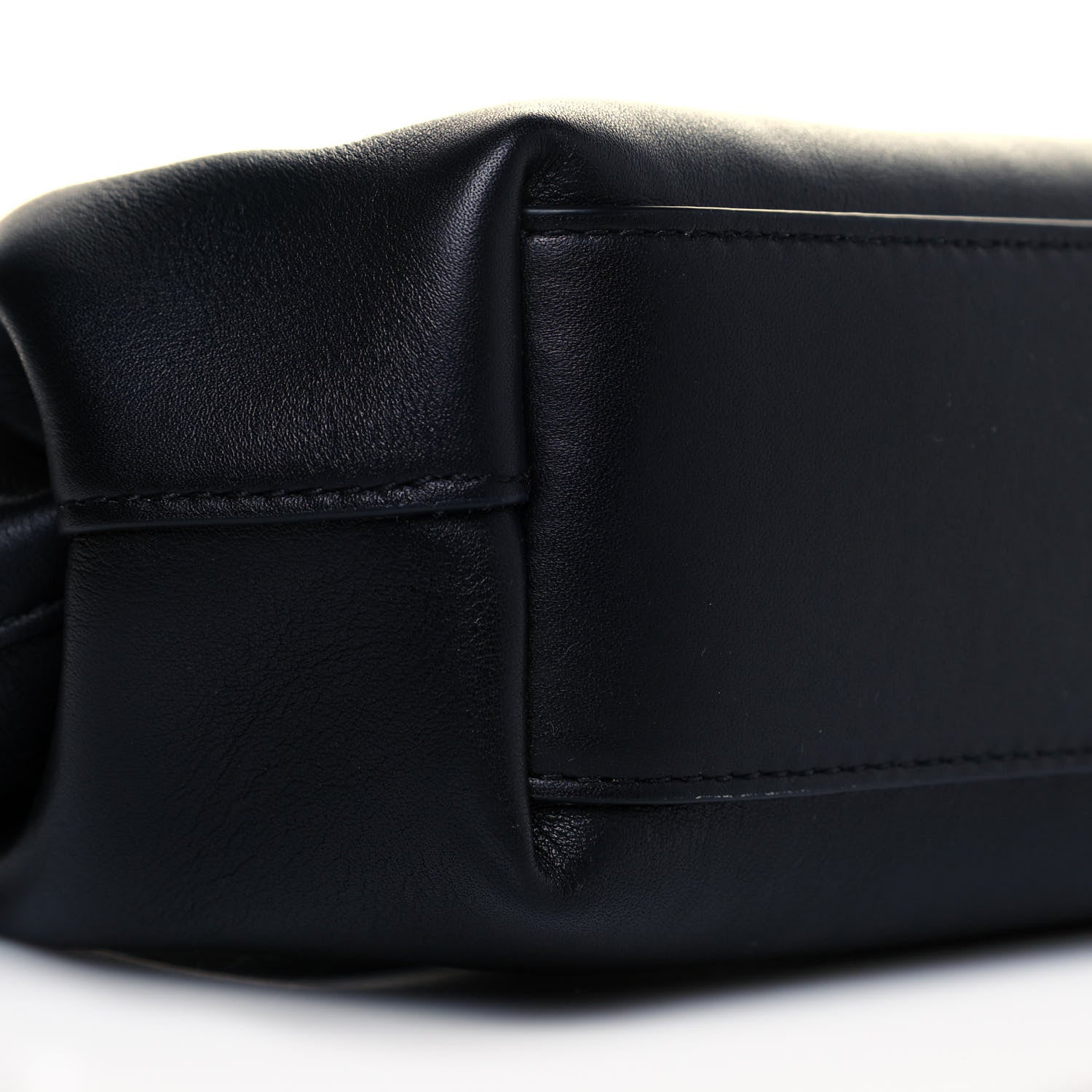 Bottega Veneta Calfskin Small The Point Triangle Bag Black 7 of 10