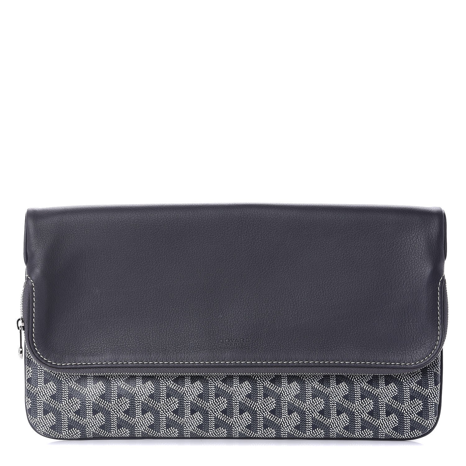 Goyard Goyardine Sainte Marie Soft Clutch Grey 1 of 11
