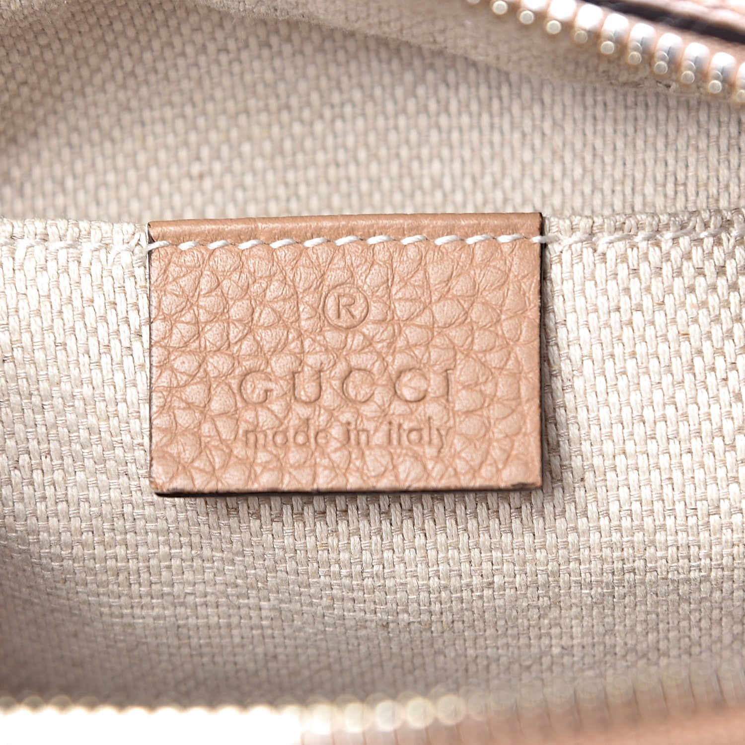 Gucci Pebbled Calfskin Small Soho Disco Bag Camelia 6 of 10