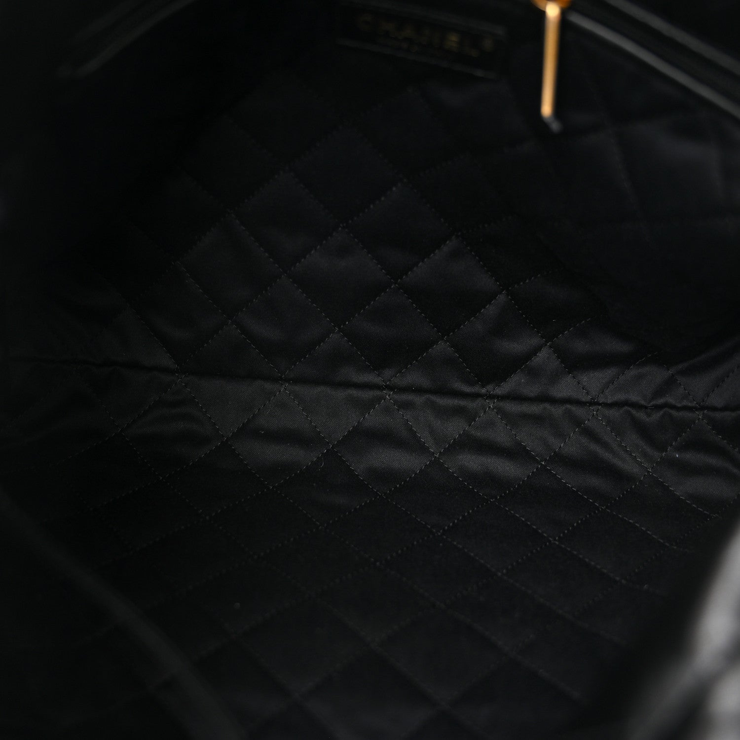 Chanel Shiny Calfskin Quilted Small Chanel 22 Black 8 of 11
