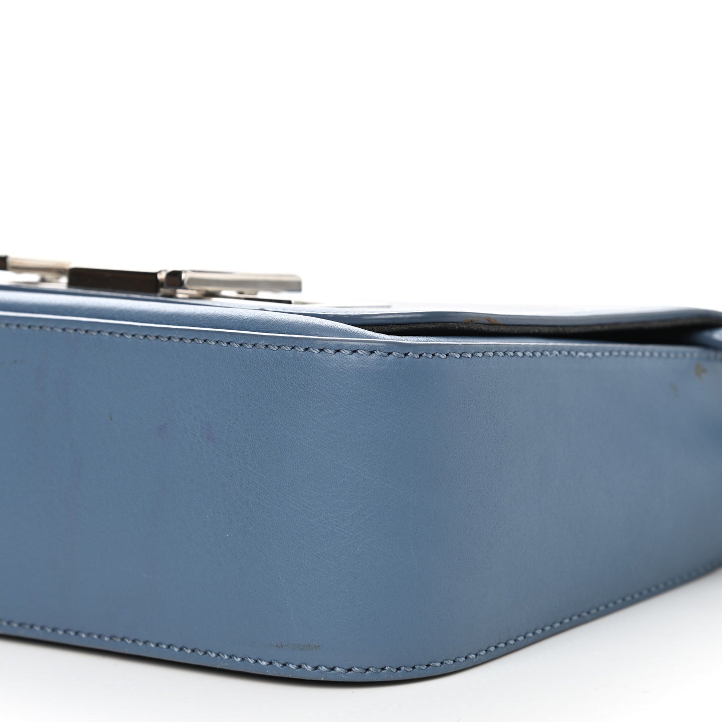 Vitello Dolce 3Baguette Shoulder Bag Light Blue