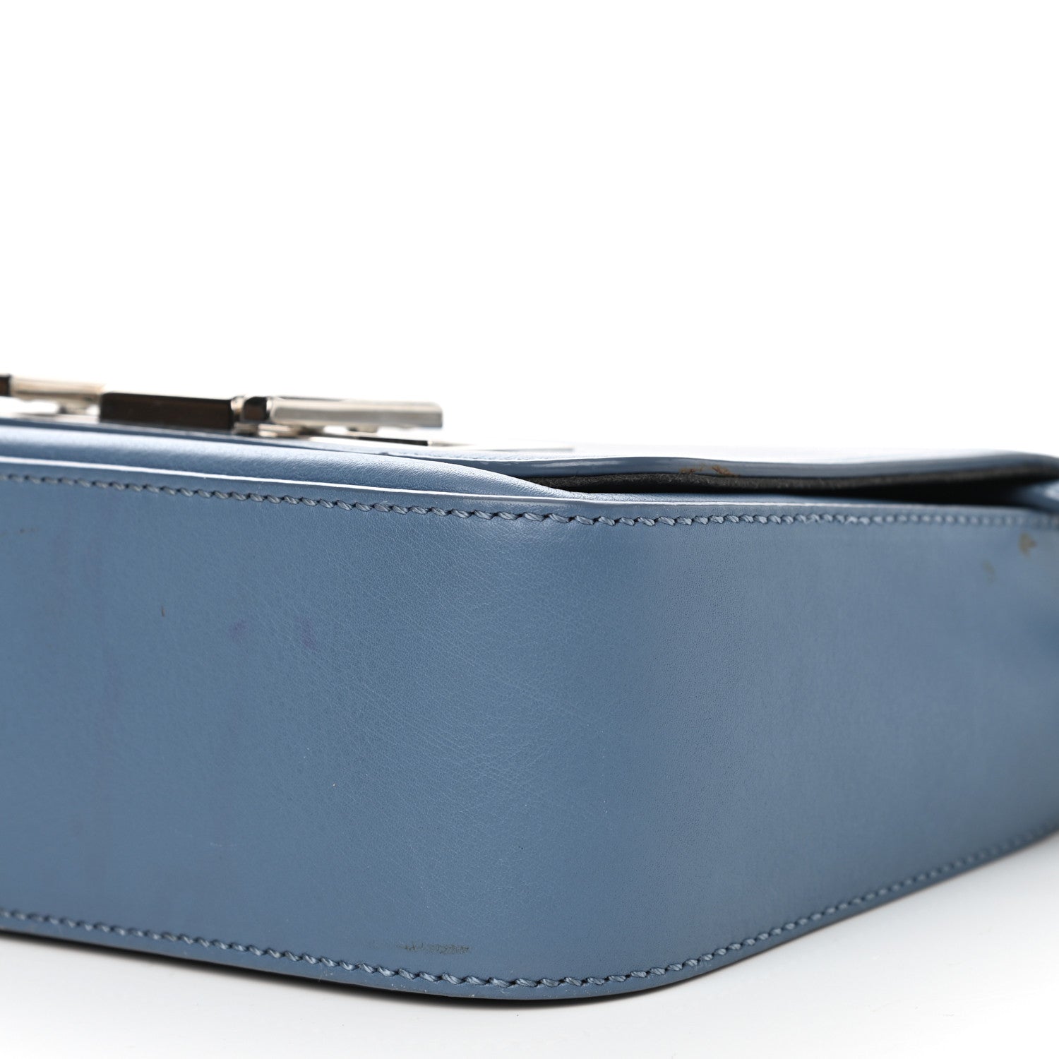 Fendi Vitello Dolce 3Baguette Shoulder Bag Light Blue 10 of 14