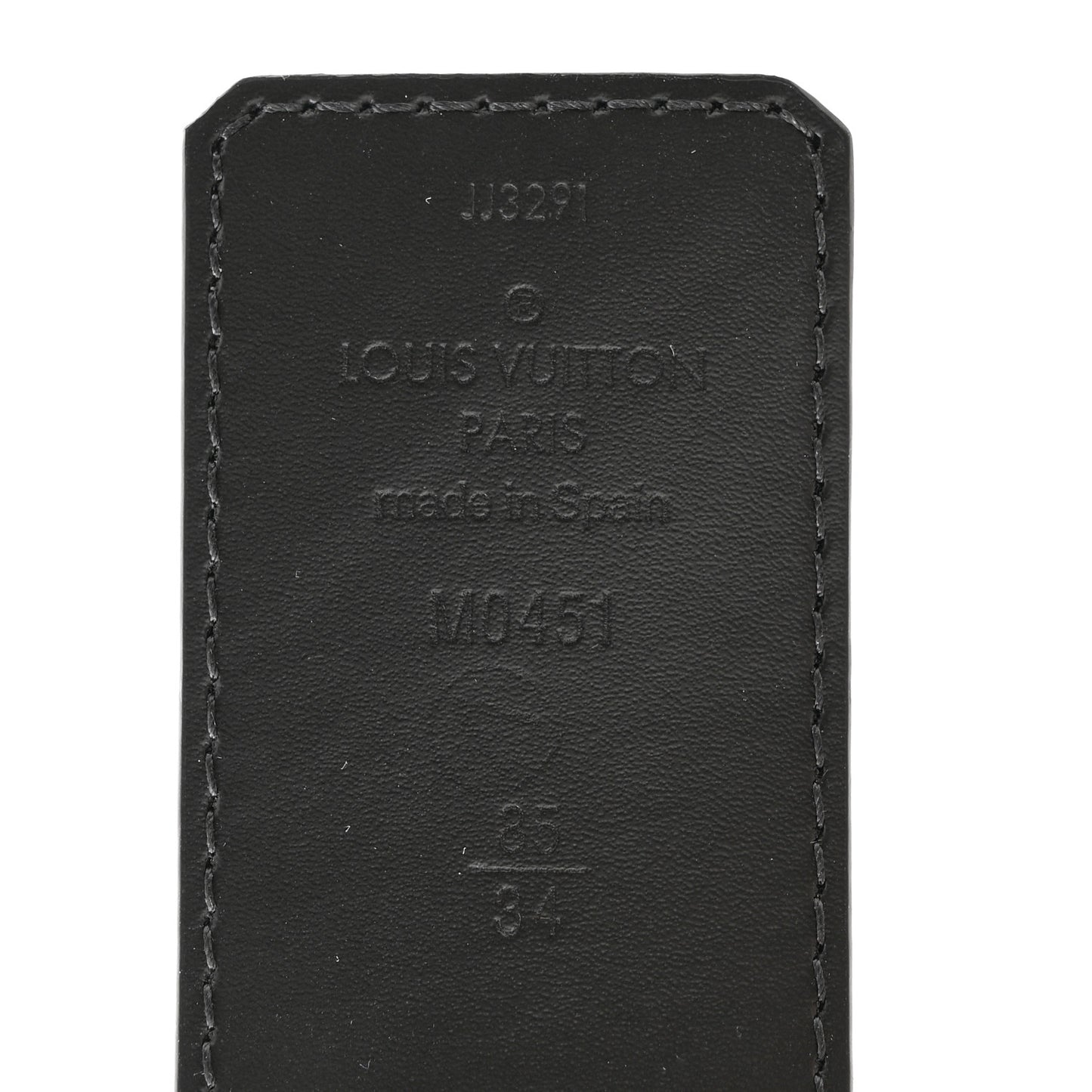 Calfskin Monogram Eclipse 40mm Shake LV Initiales Reversible Belt 85 34