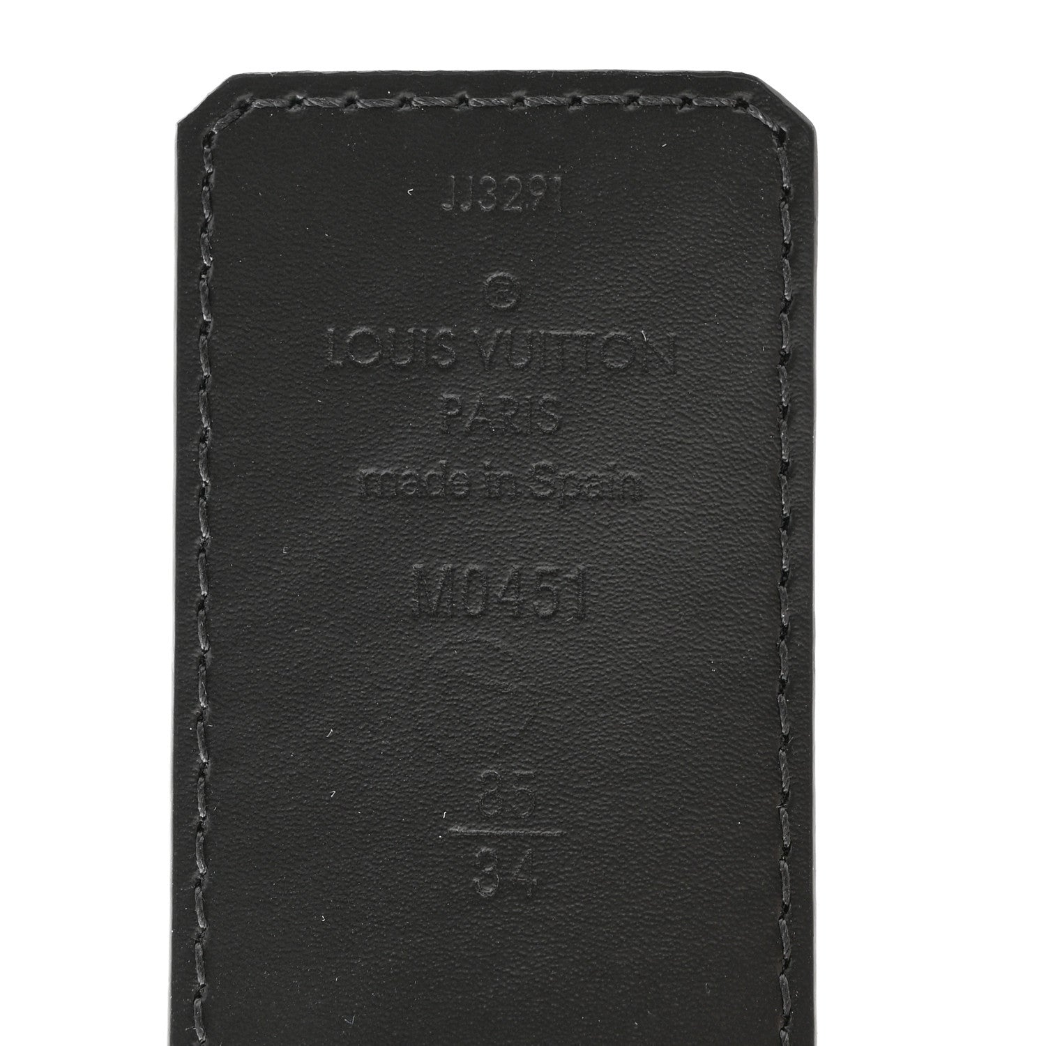 Louis Vuitton Calfskin Monogram Eclipse 40mm Shake LV Initiales Reversible Belt 85 34 6 of 8