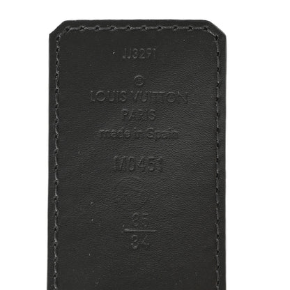 Louis Vuitton Calfskin Monogram Eclipse 40mm Shake LV Initiales Reversible Belt 85 34 6 of 8