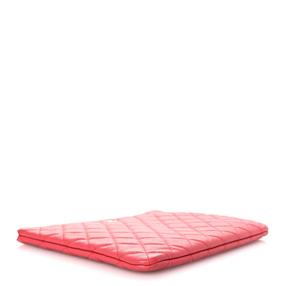 Chanel Caviar Quilted Medium Cosmetic Case Pink 4 of 13