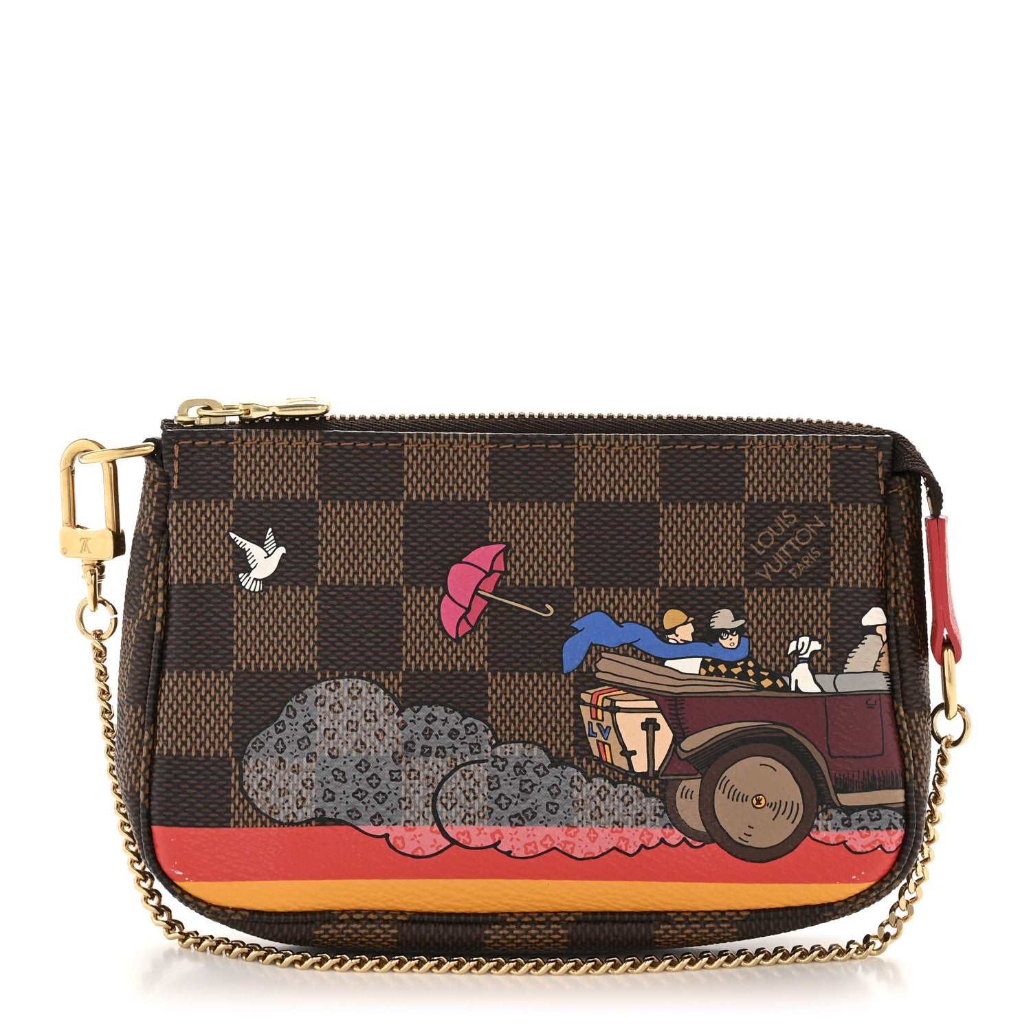 Louis Vuitton Monogram 2015 Christmas Animation Mini Pochette Accessories 1 of 9