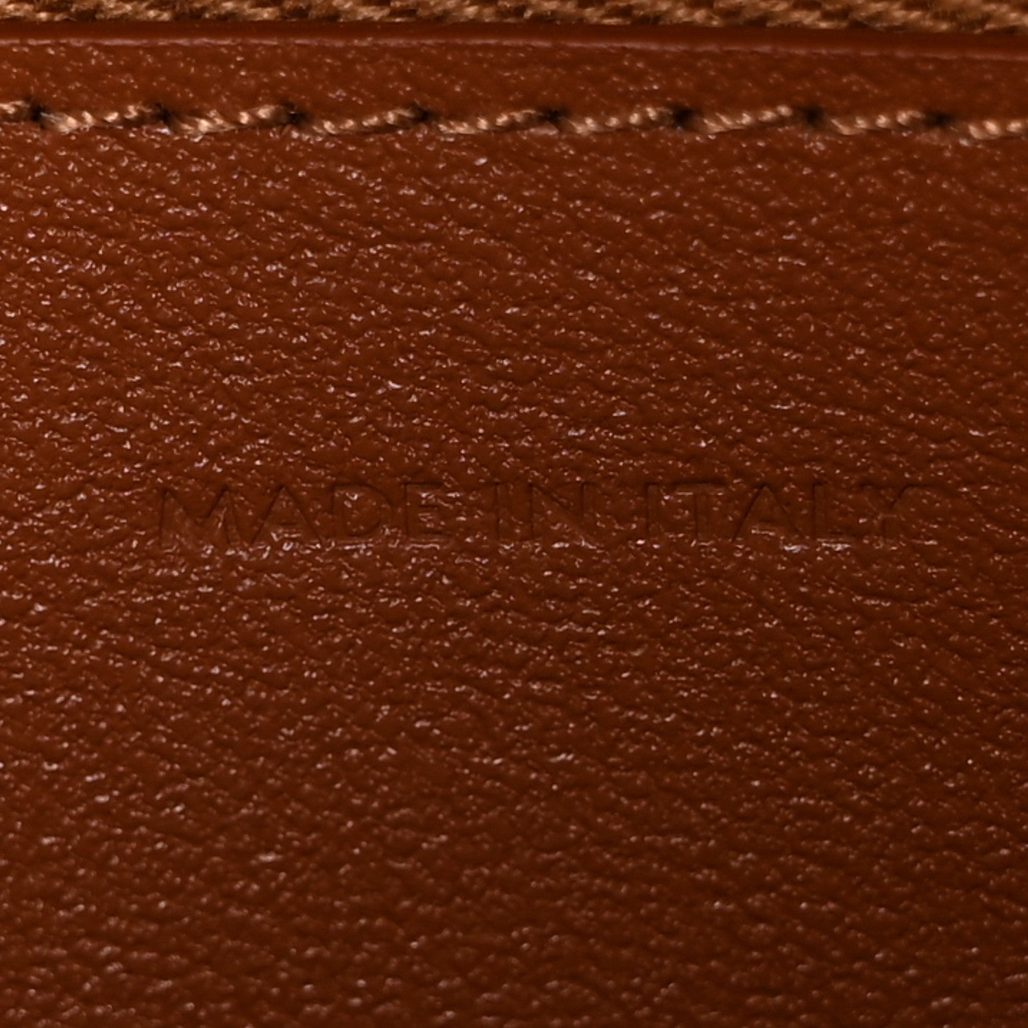 Celine Natural Calfskin Triomphe Lunch Box Tan 5 of 9