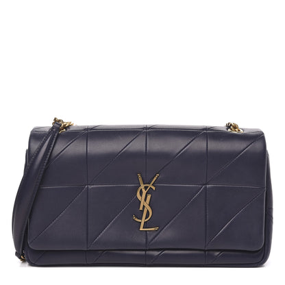 Saint Laurent Lambskin Patchwork Monogram Medium Jamie Dark Notte 1 of 13