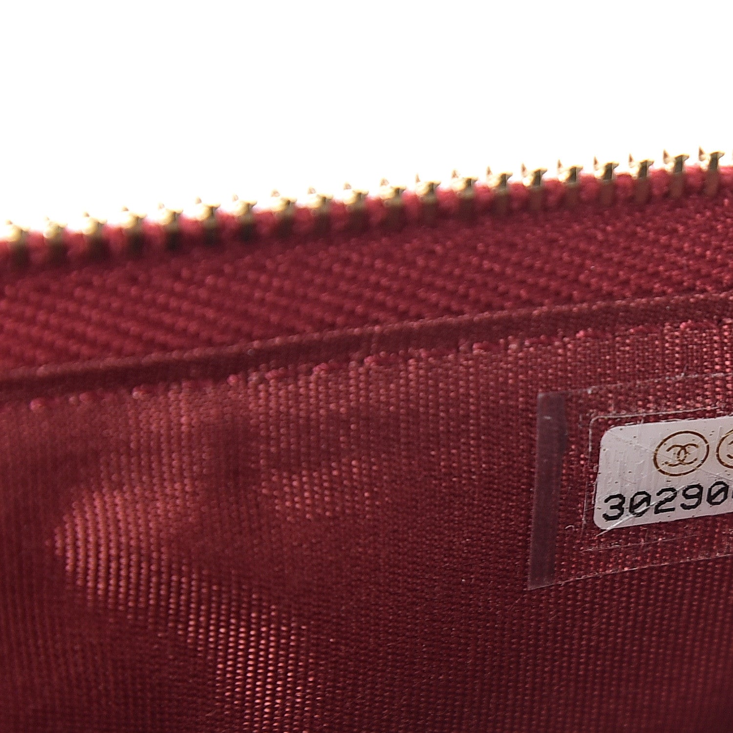 Chanel Shiny Goatskin Quilted 19 Flat Wallet Pouch Rouge 6 of 7