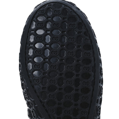 Gucci Rubber Satin Ballerina Flats 40 Black 8 of 11