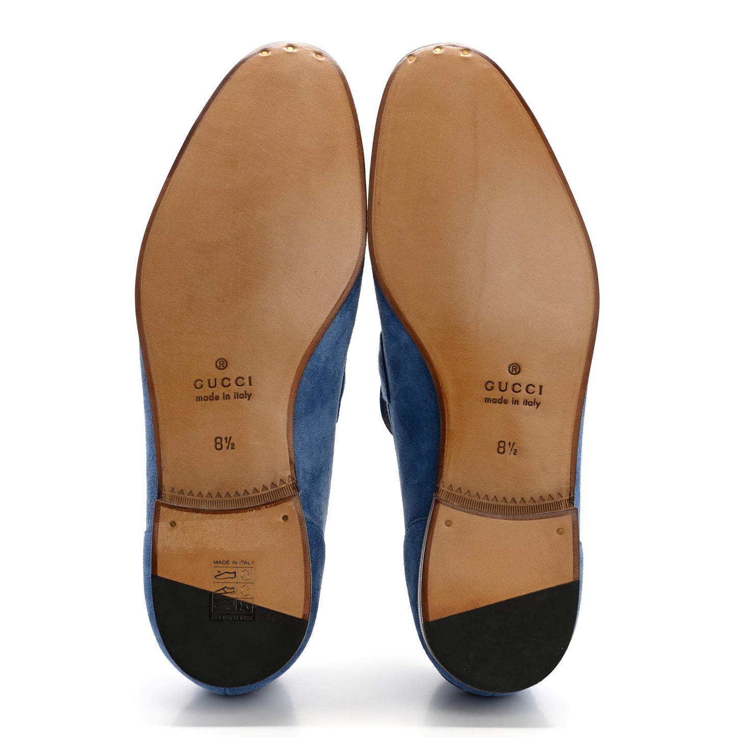 Suede Horsebit Mens Jordaan Loafers 8.5 Clear Blue
