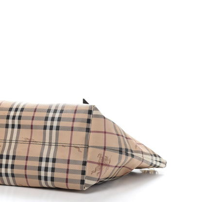 Burberry Haymarket Check Small Salisbury Tote Chocolate 9 of 10