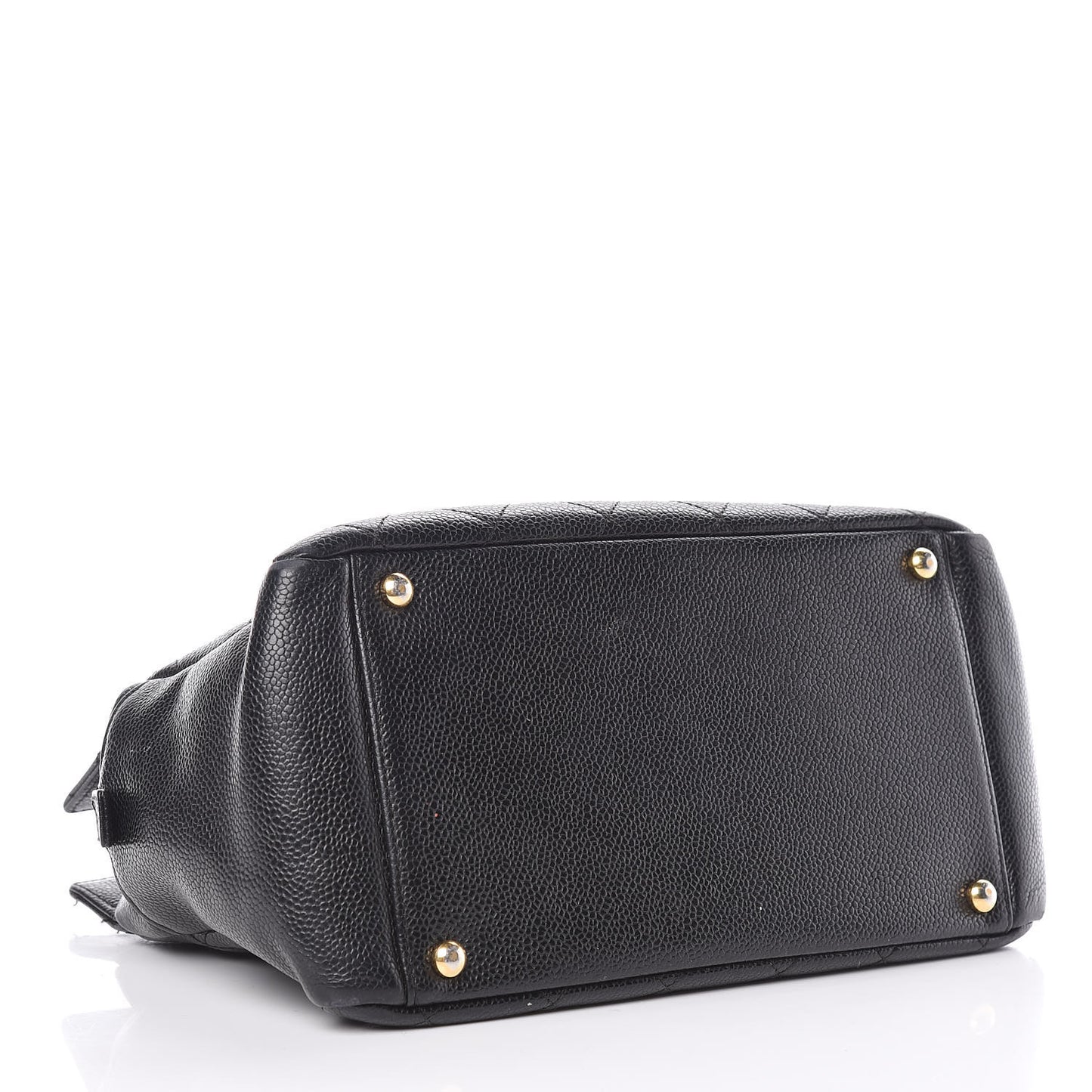 Caviar Quilted Petit Timeless Tote PTT Black