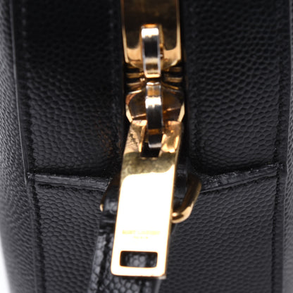 Saint Laurent Grain De Poudre Medium Classic Monogram Camera Bag Black 12 of 14