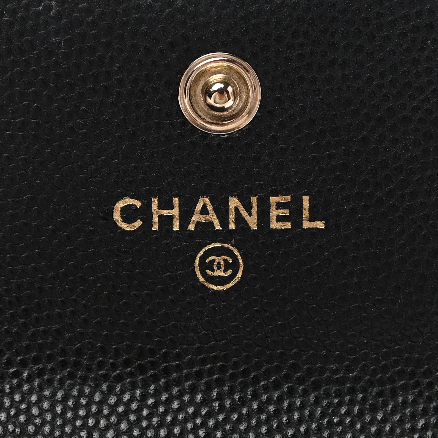 Chanel Caviar Quilted Compact Boy Wallet Black 6 of 7