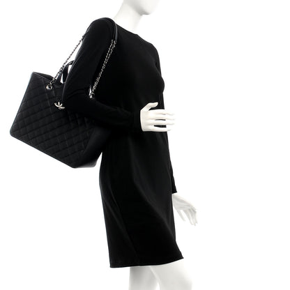 Chanel Caviar Quilted Large CC Shopping Tote Black 2 of 8