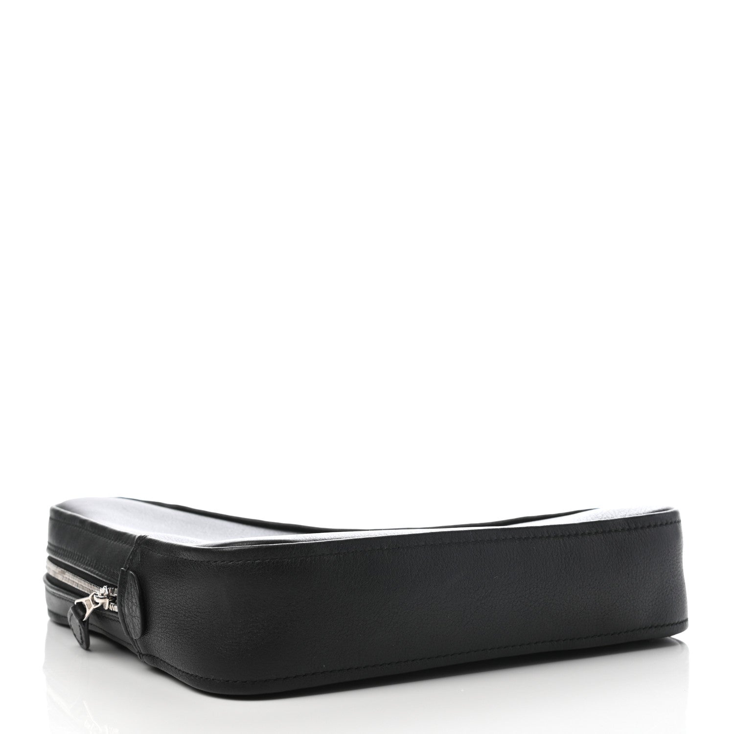 Balenciaga Calfskin M Triangle Pouch Black 4 of 6