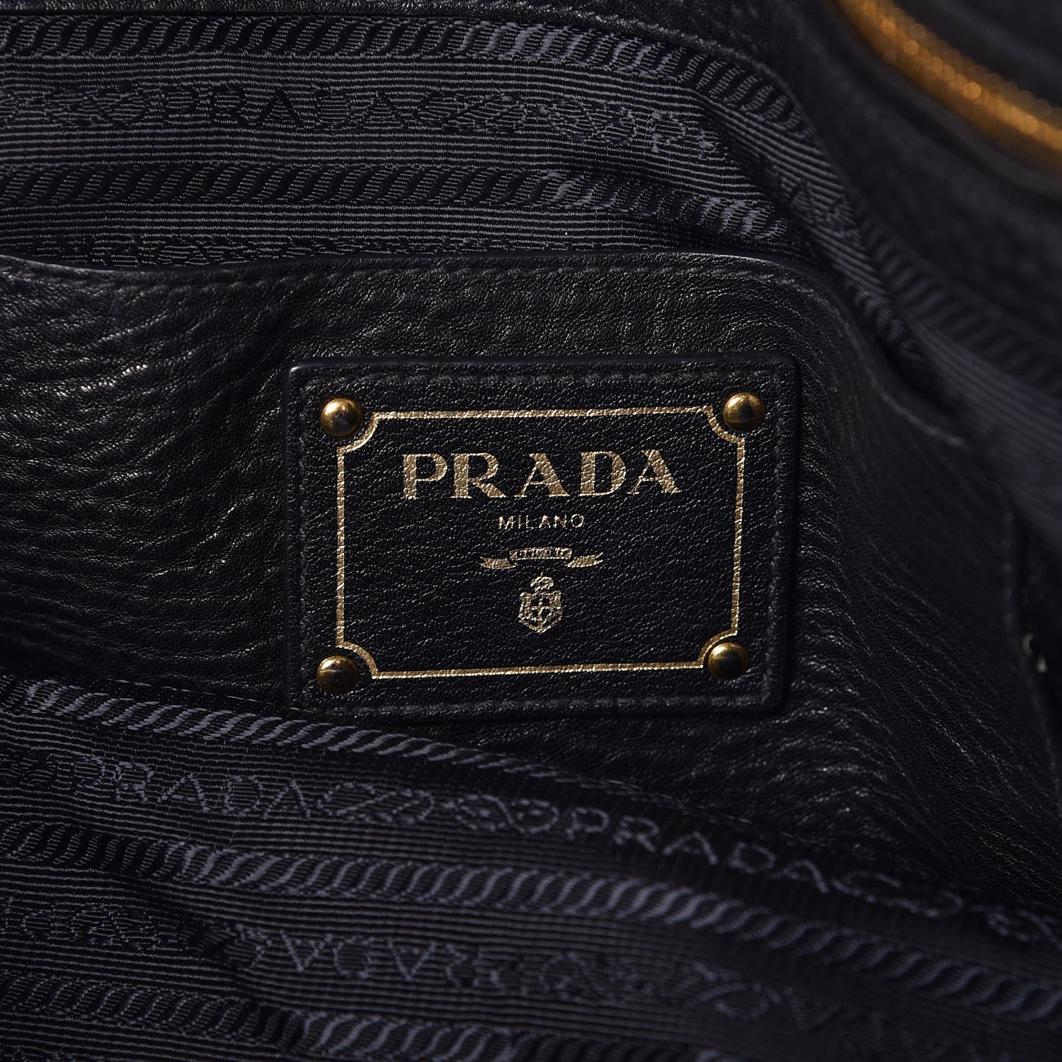 Prada Vitello Daino Tote Nero Black 6 of 11