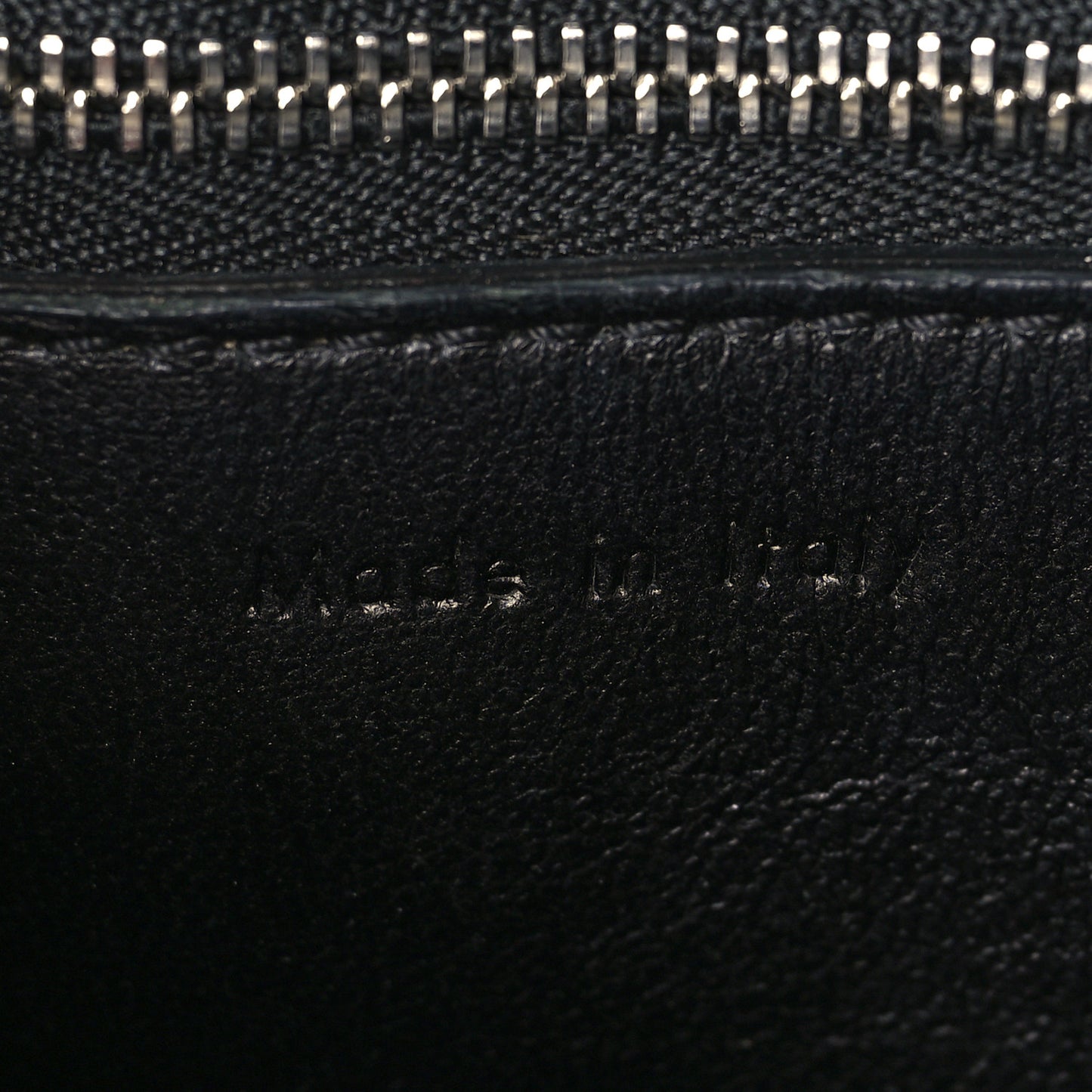 Smooth Calfskin Medium Tri-Color Edge Shoulder Bag Indigo