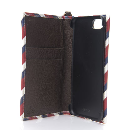 Gucci GG Supreme Monogram Courrier Embroidered iPhone 7/8 Case Brown 4 of 6