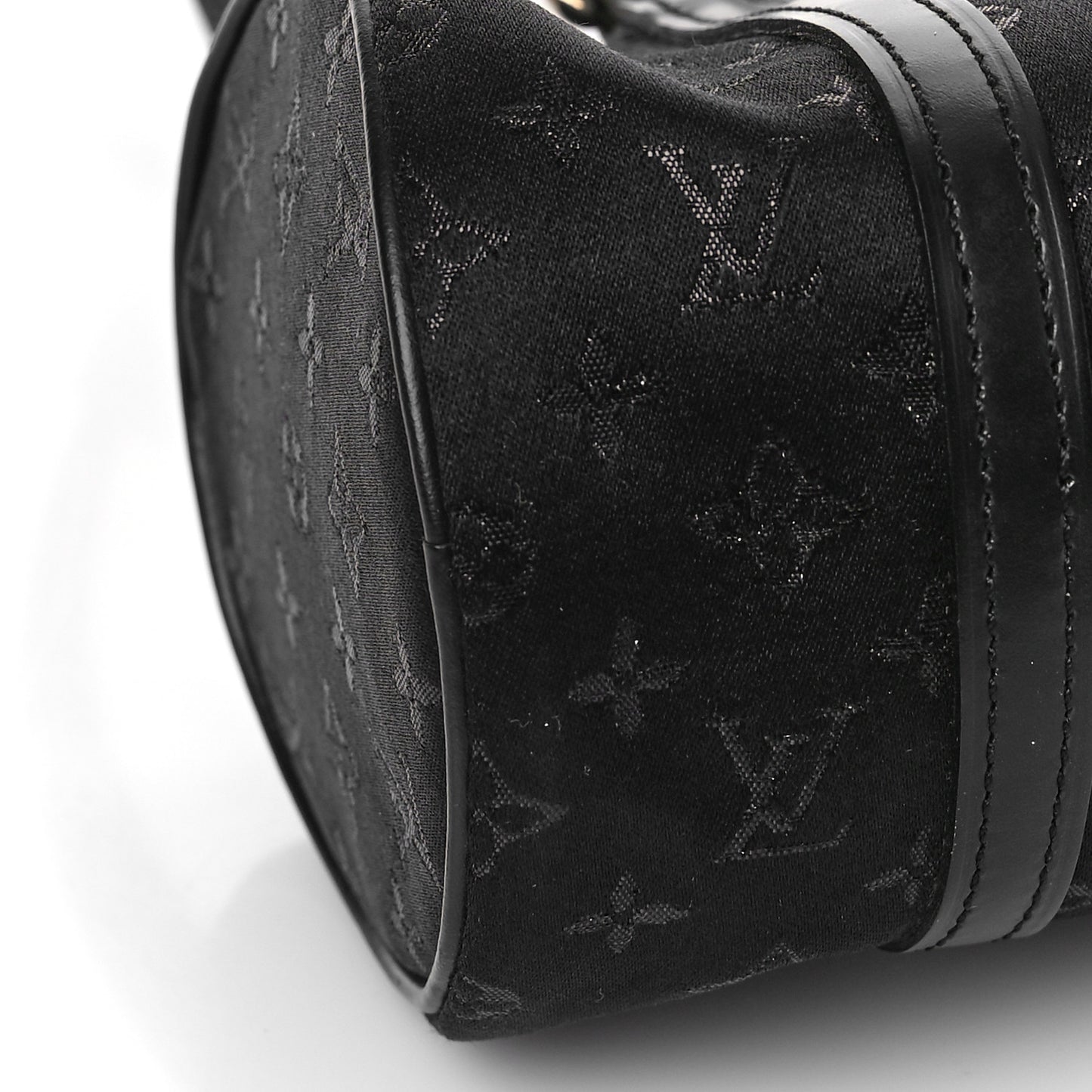 Satin Monogram Mini Papillon Black