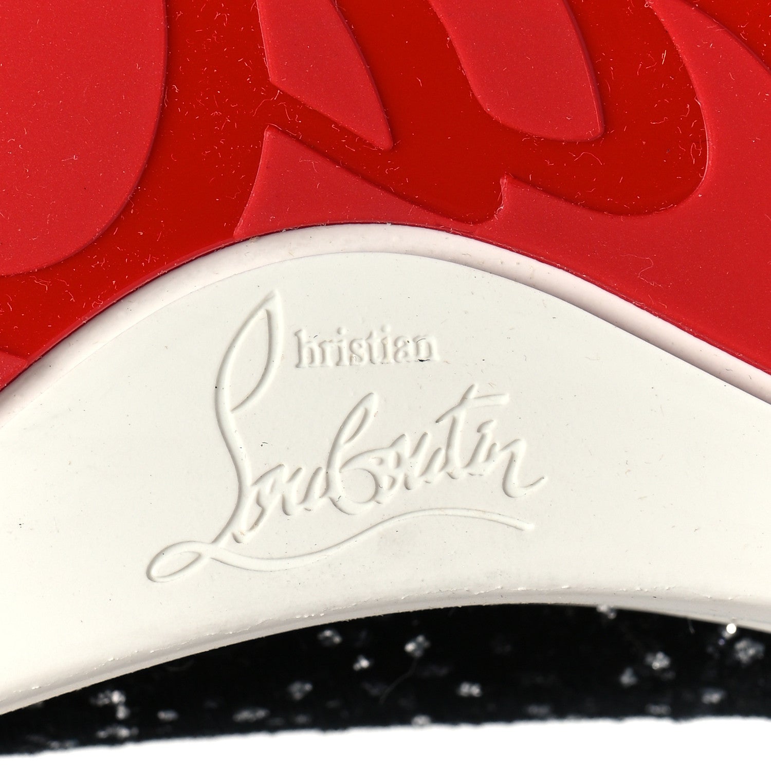 Christian Louboutin Velvet Lou Spikes Orlato Sneakers 42 Black Silver 7 of 9