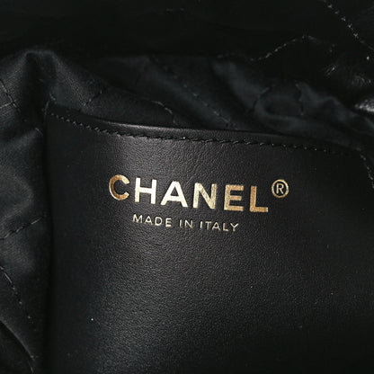 Chanel Shiny Calfskin Quilted Mini Chanel 22 Black 6 of 12