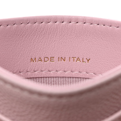 Chanel Caviar Quilted Card Holder Light Pink 7 of 9