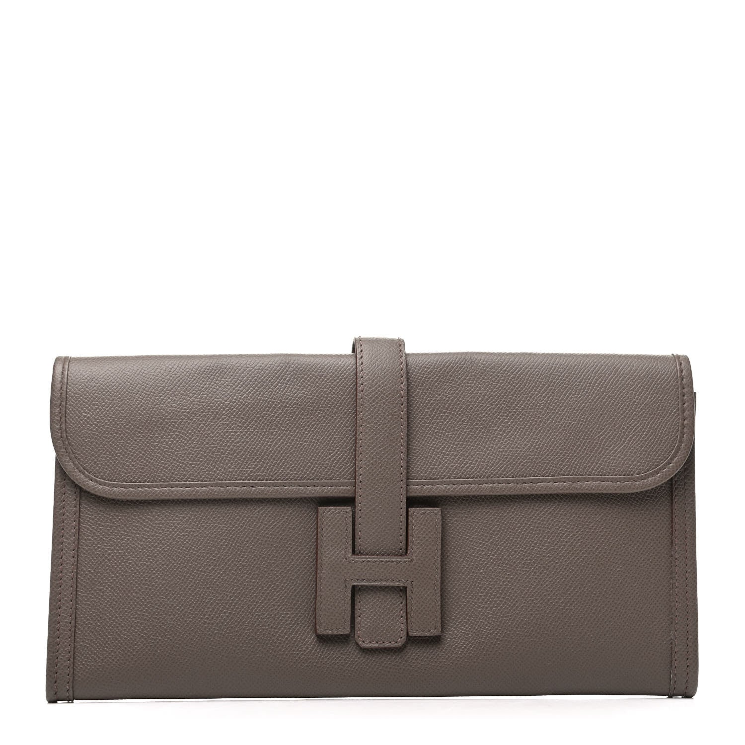 Hermes Epsom Jige Elan 29 Clutch Etain 1 of 9