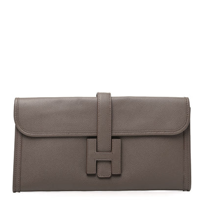 Hermes Epsom Jige Elan 29 Clutch Etain 1 of 9