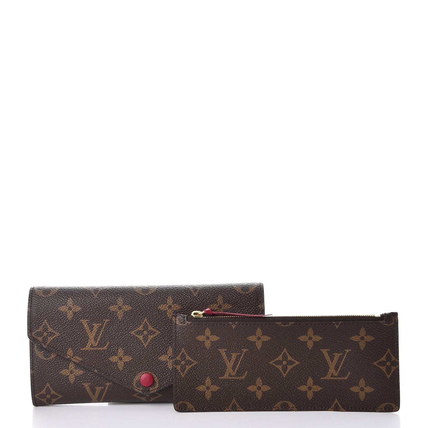 Monogram Josephine Wallet Fuchsia