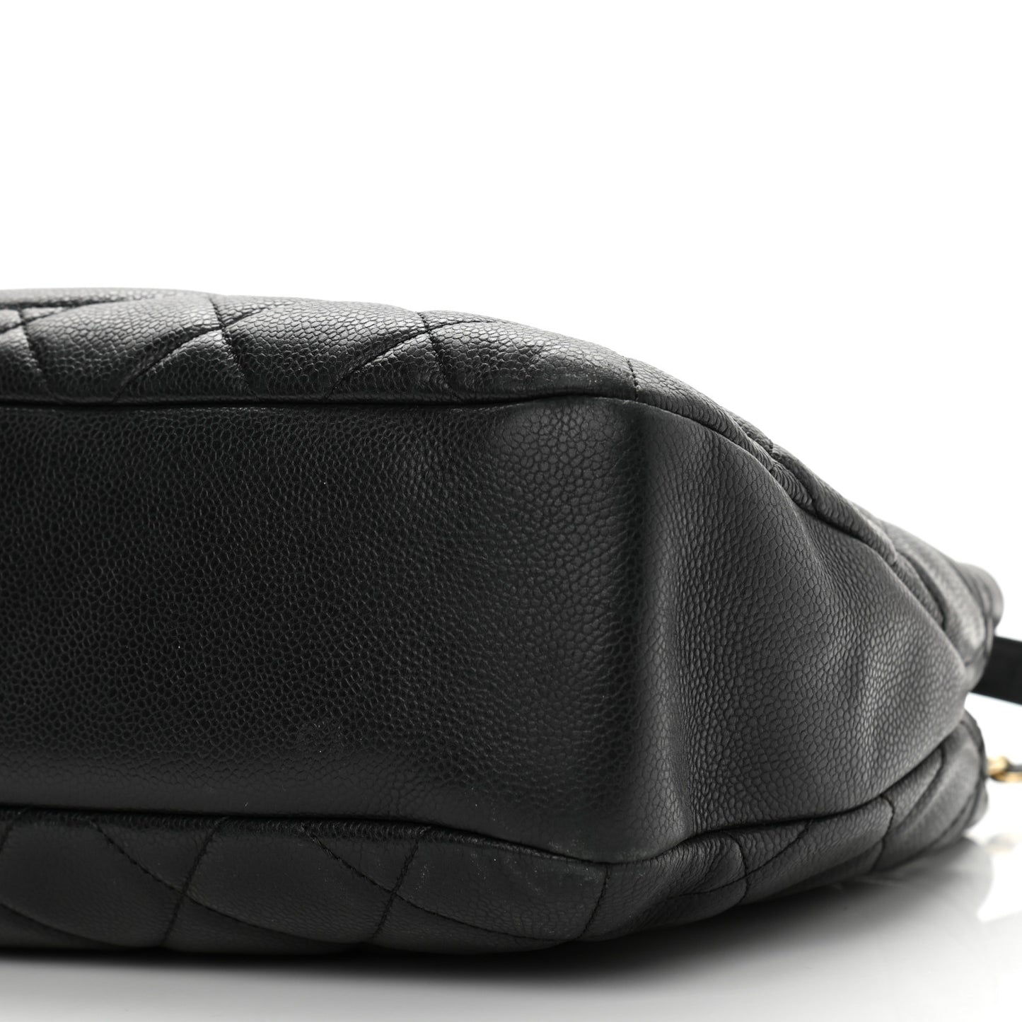 Caviar Quilted Timeless CC Soft Tote Black