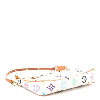 Louis Vuitton Monogram Multicolor Pochette Accessories White 4 of 9
