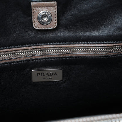 Prada Glace Calf Twin Pocket Tote Argilla 6 of 10