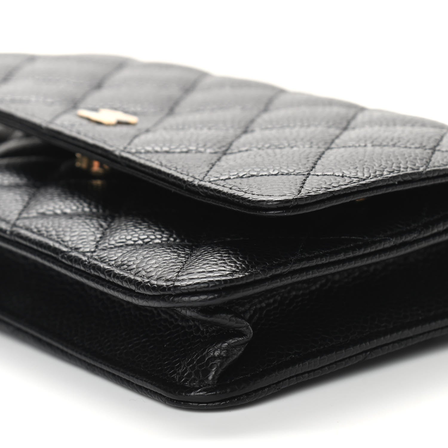Chanel Caviar Quilted Wallet On Chain WOC Black 10 of 10