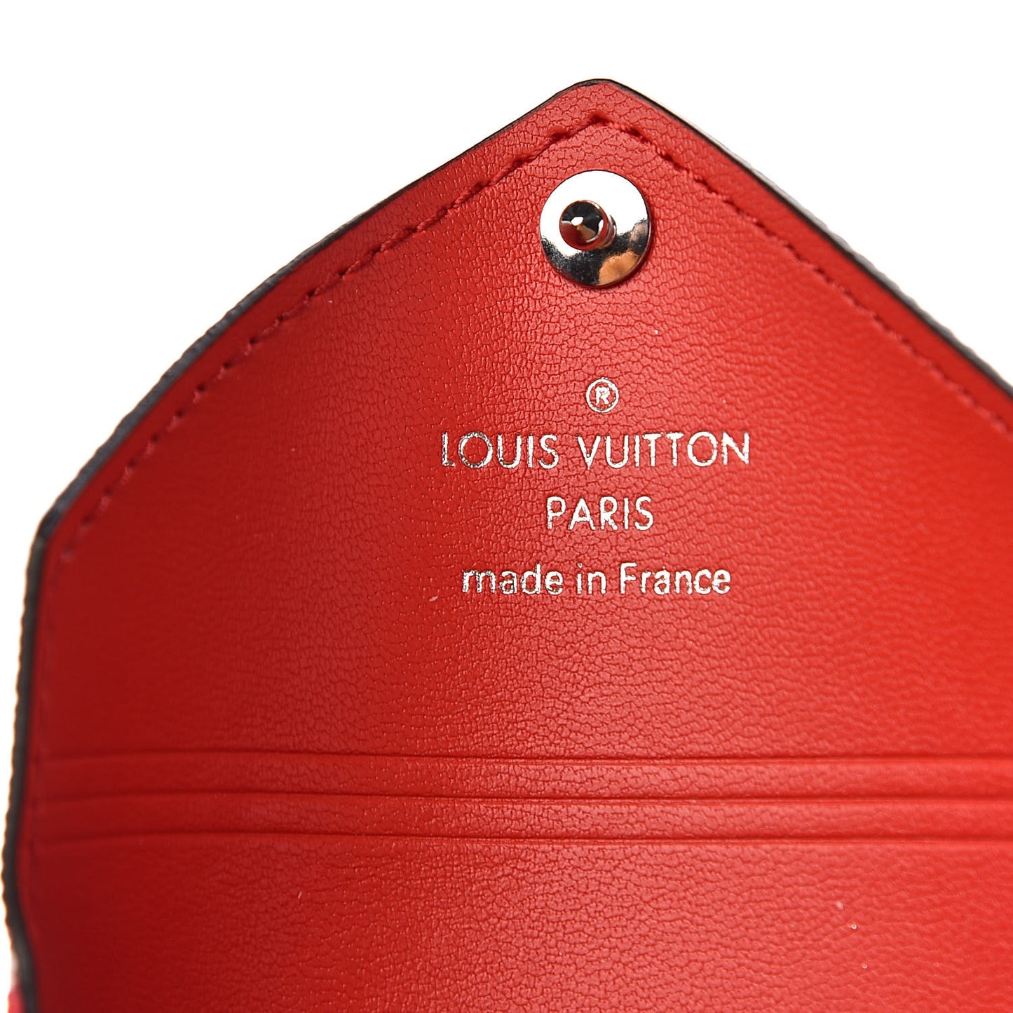 Monogram Escale Small Kirigami Pochette Insert Red