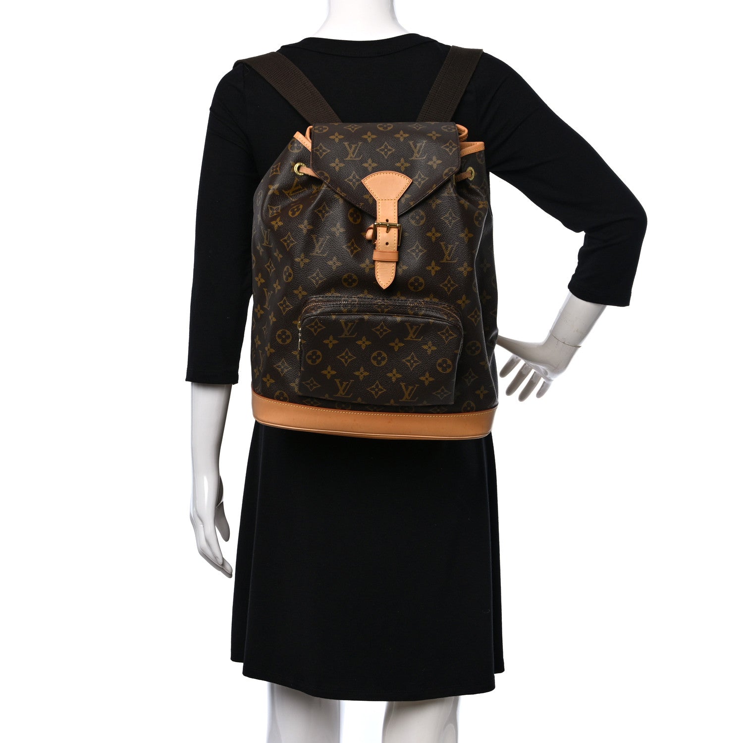 Louis Vuitton Monogram Montsouris GM Backpack 2 of 10