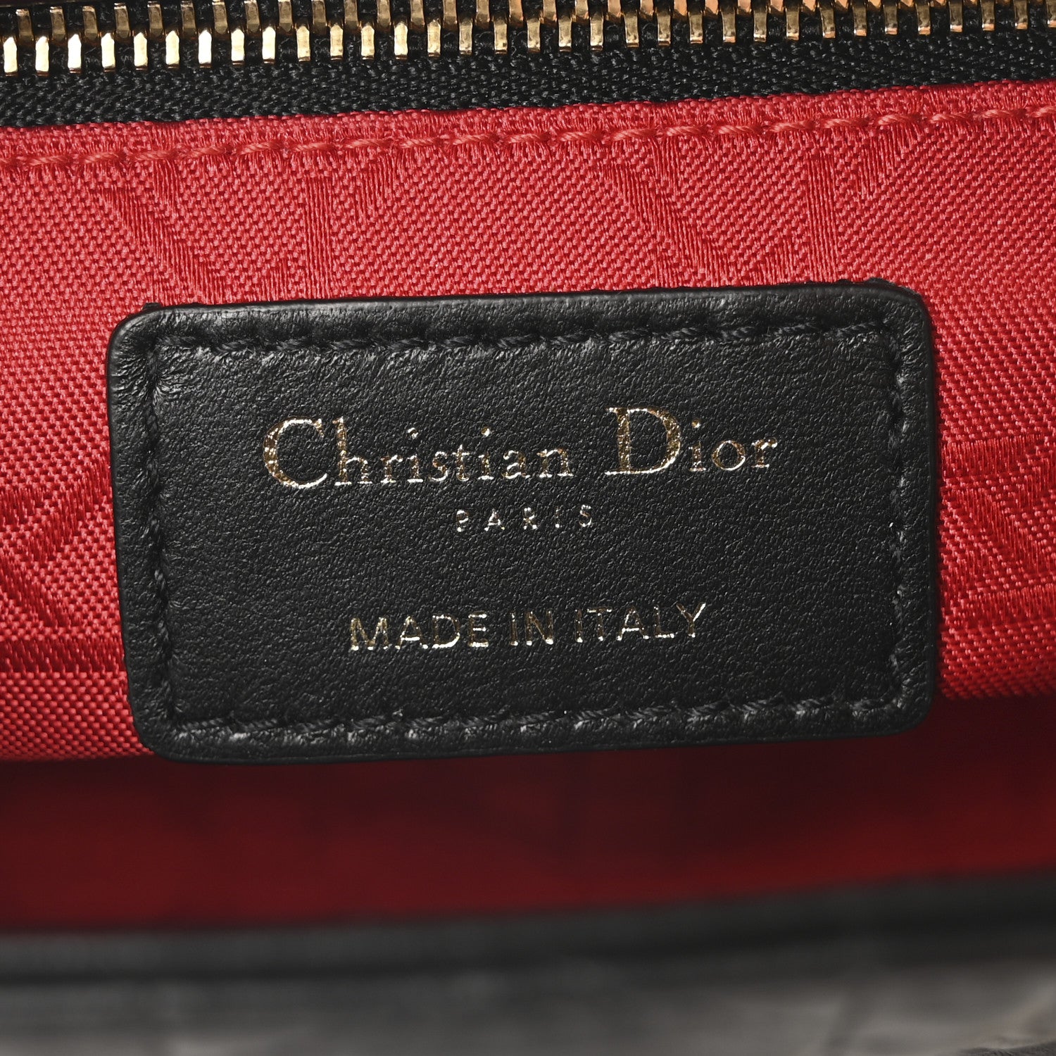 Christian Dior Lambskin Cannage Small My ABCDior Lady Dior Black 6 of 10