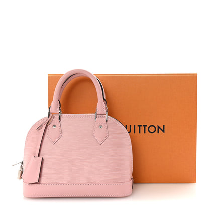 Louis Vuitton Epi Alma BB Rose Ballerine 9 of 9