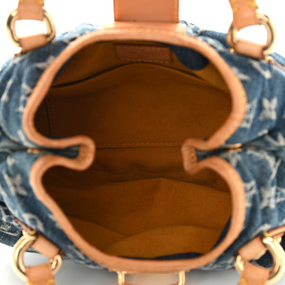Louis Vuitton Monogram Denim Pleaty Blue 9 of 20