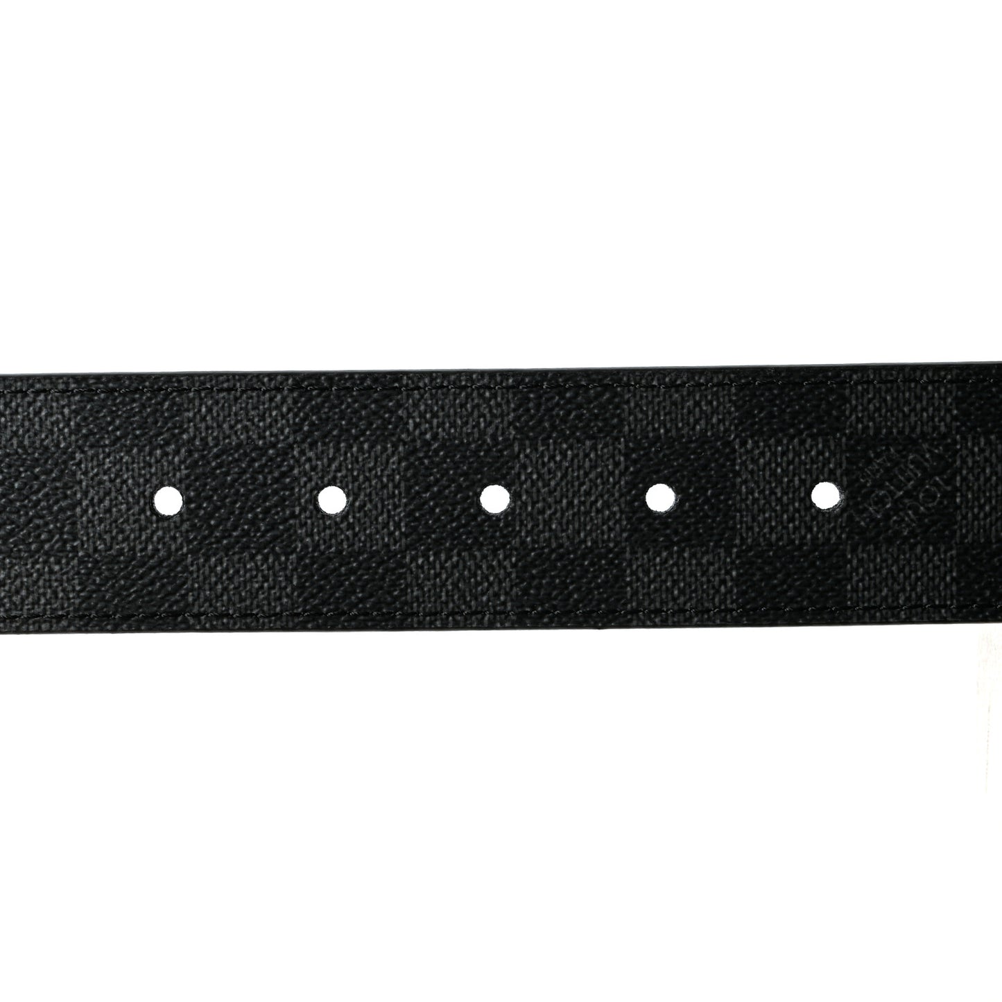 Damier Graphite Calfskin Belt 110 44 Black