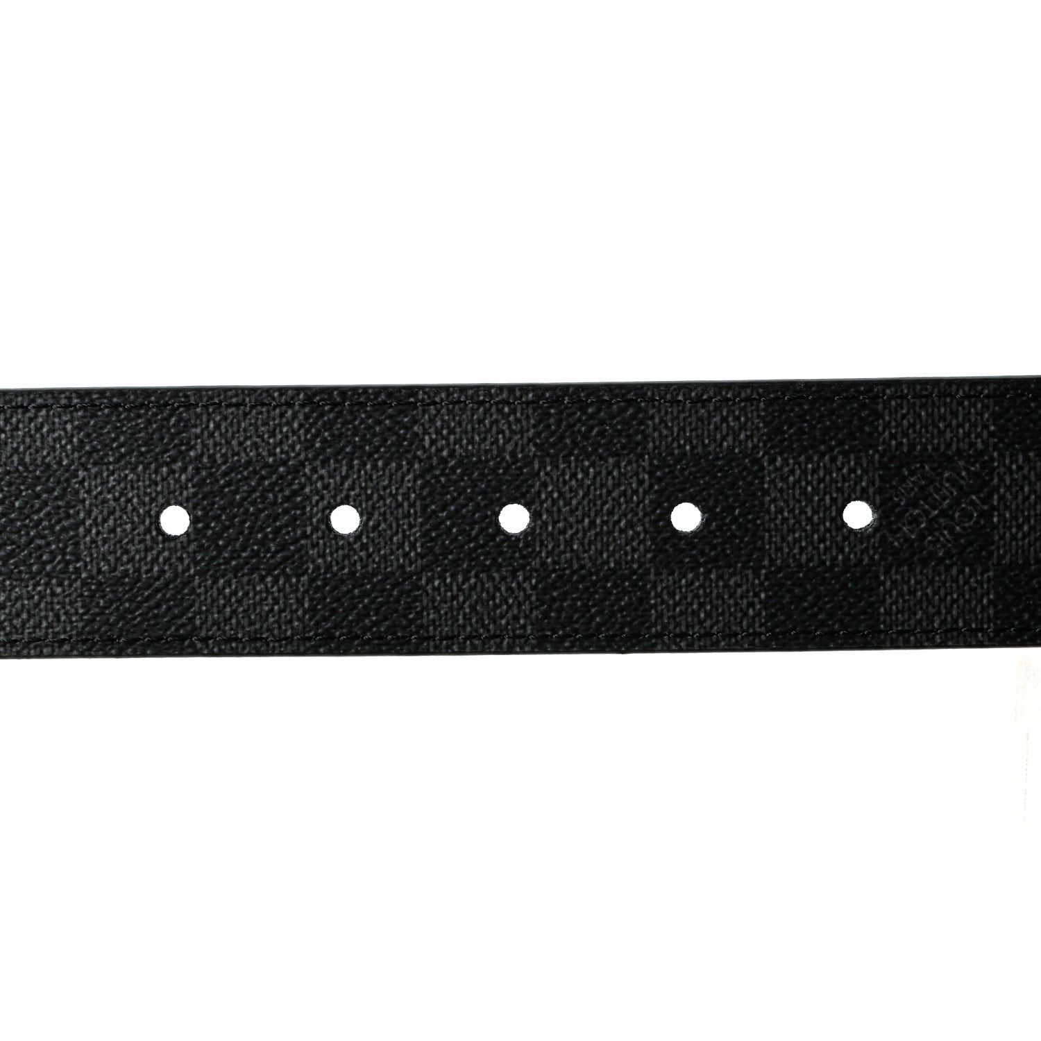 Louis Vuitton Damier Graphite Calfskin Belt 110 44 Black 6 of 7