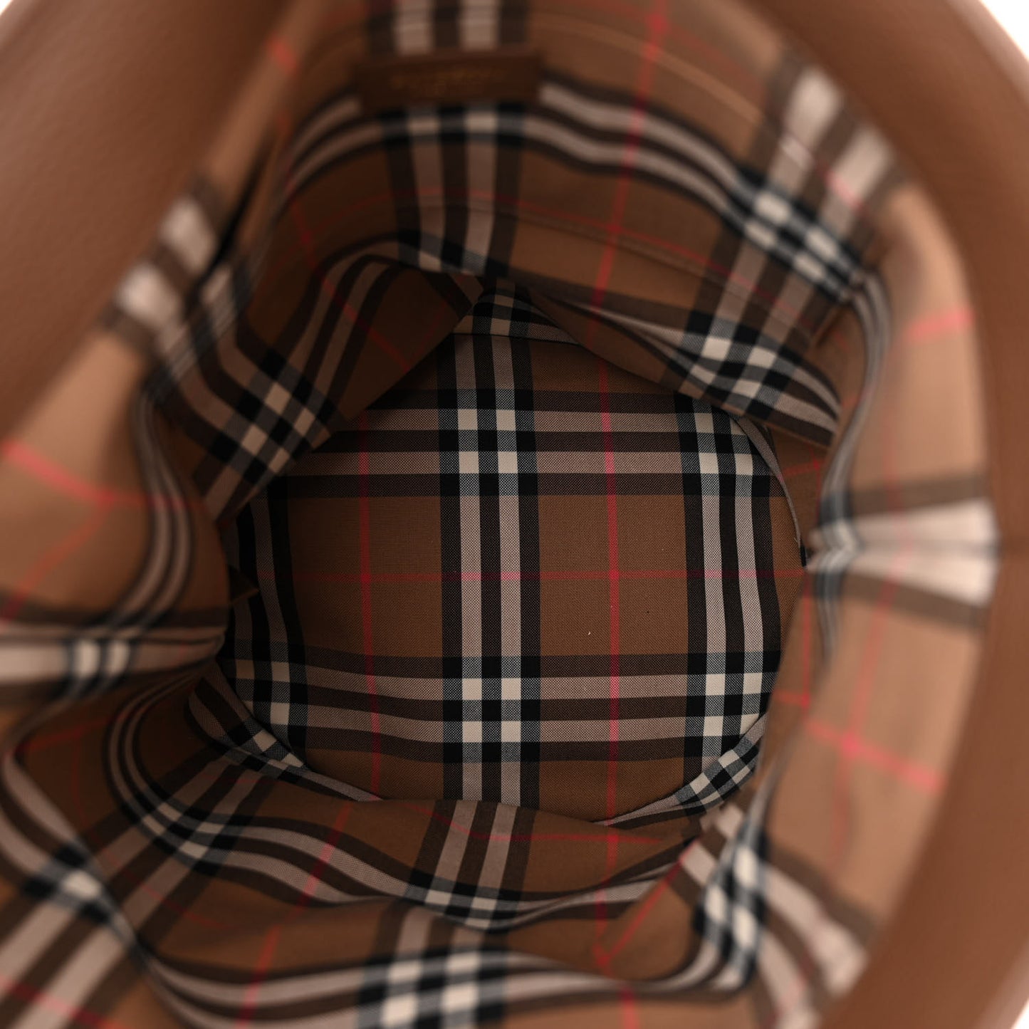 Calfskin Medium Bucket Bag Earth