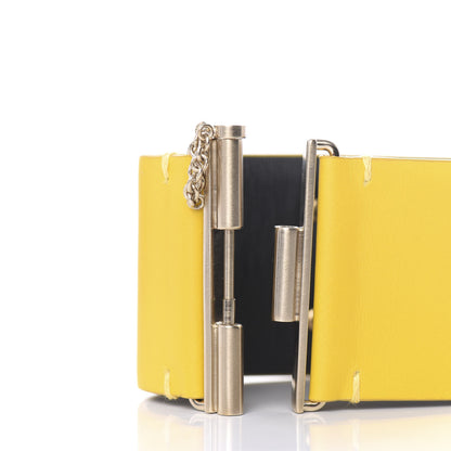 Chanel Calfskin CC Wide Cuff M Yellow 5 of 6