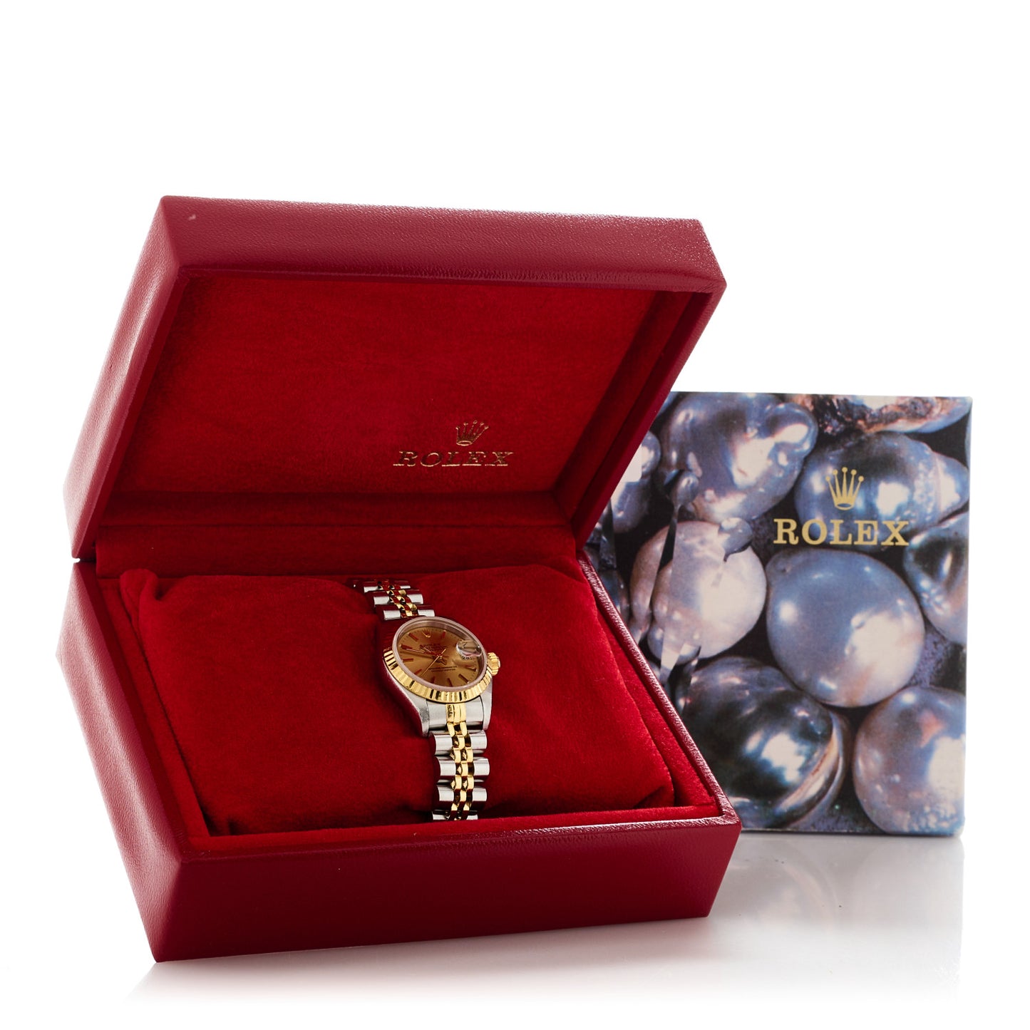 Stainless Steel 18K Yellow Gold 26mm Oyster Perpetual Datejust Watch Champagne 69173
