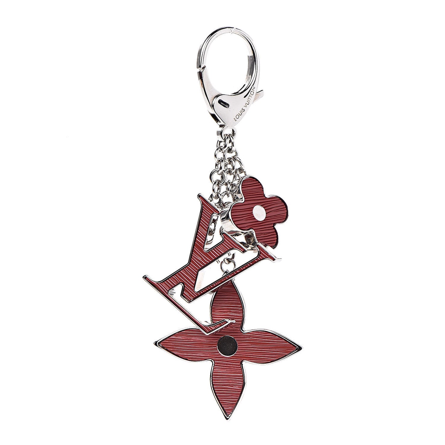 Fleur d Epi Bag Charm Fuchsia